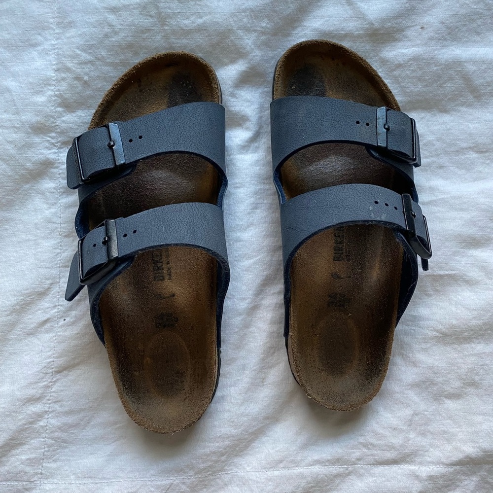 Birkenstock blue sandals
